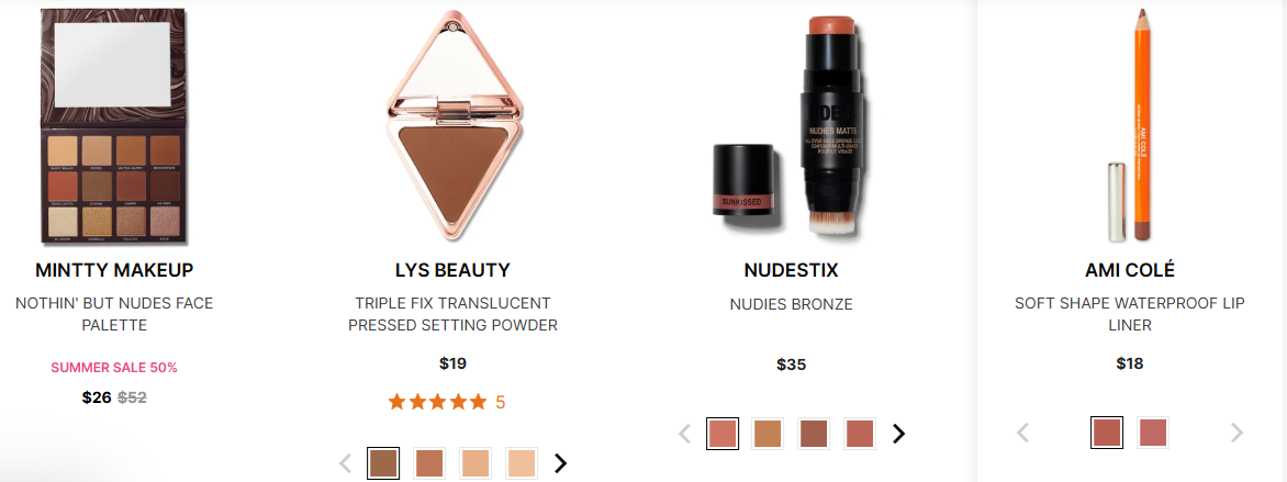 The Product Pages Give You Quite a Bit to Work With