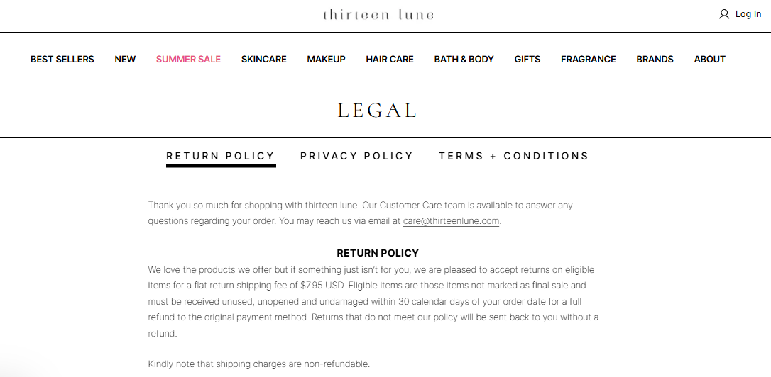 The Return Policy