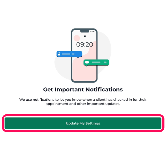 phorest scheduling phone messages