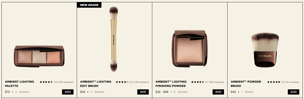 Hourglass The Ambient Lighting collection