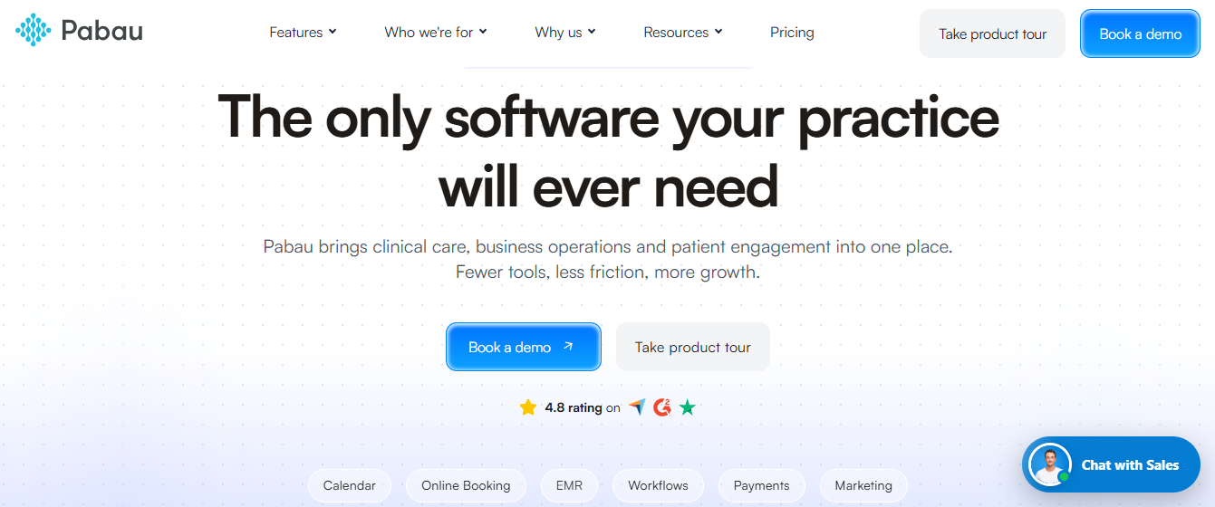 Pabau: Clinical Depth With Business Growth Built In