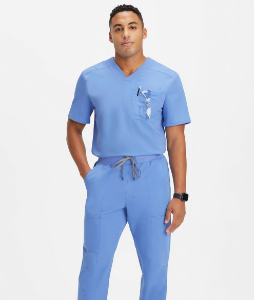 Best Overall: Fabletics All-Shift Scrub Jogger and Helix Scrub Top